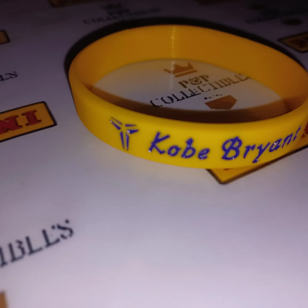 Kobe Bryant NBA Bracelet LA Lakers 🏀 Basketball Wristband Black Mamba 🆕
